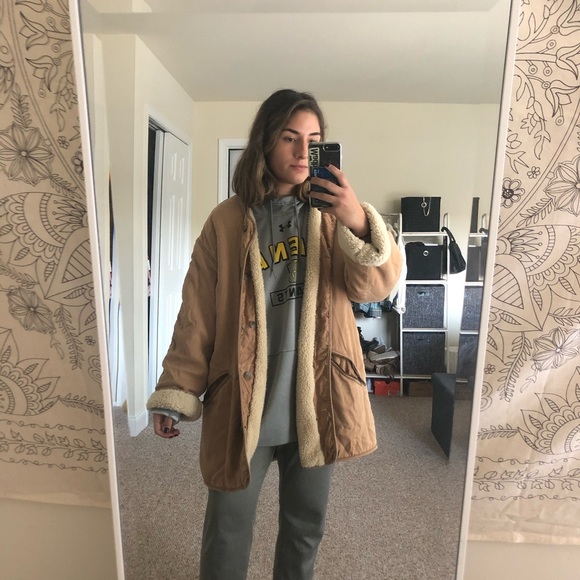 Free People Camel reversible jacket - Picture 5 of 6